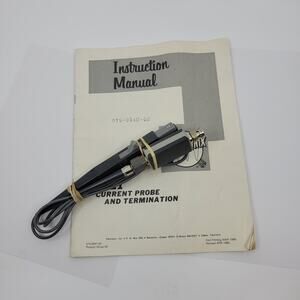 Tektronix P6021A current probe and termination